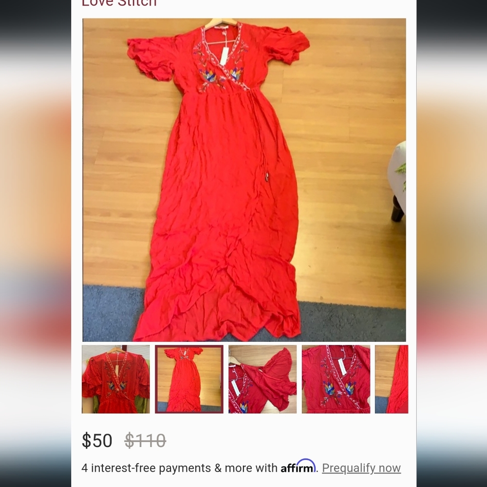 Lovestitch bohemian dress